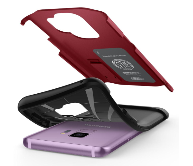 Etui Slim Armor do Samsung Galaxy S9+ czerwone - 1382498 - zdjęcie 4